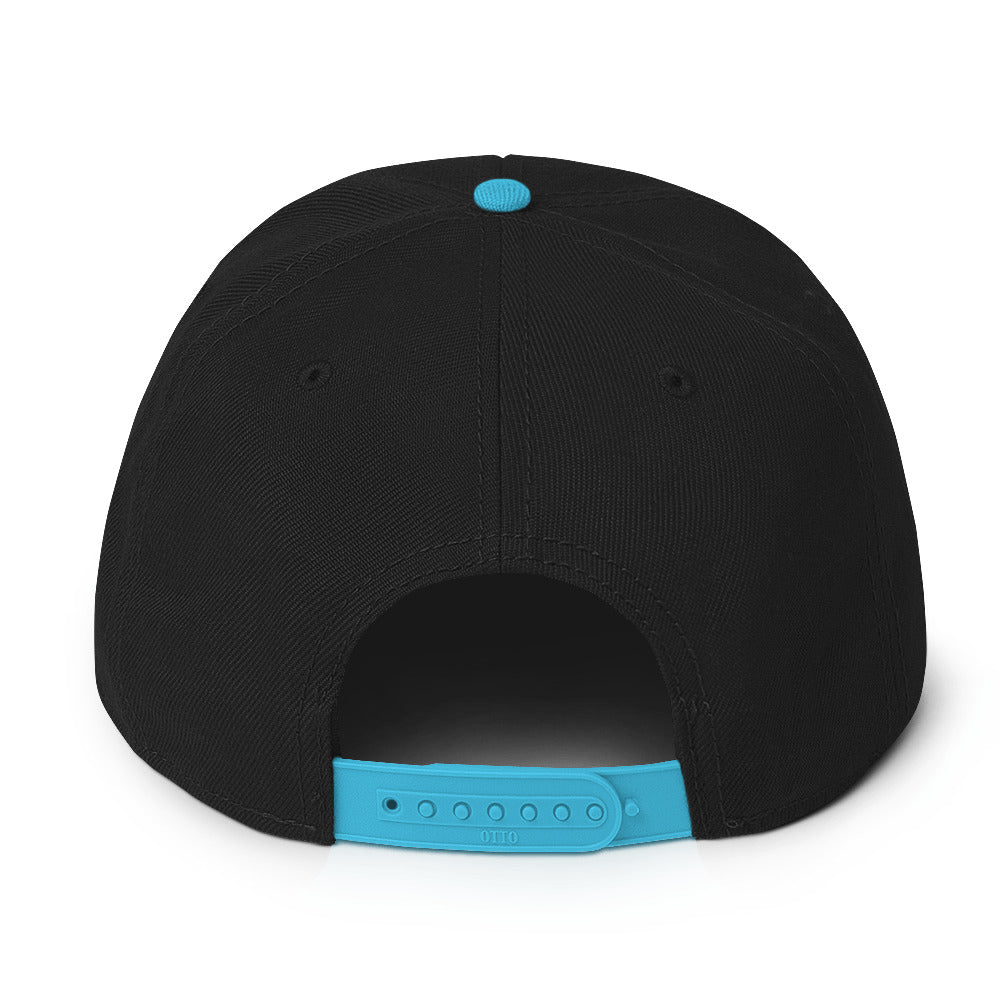 Snapback Hat Red Outline