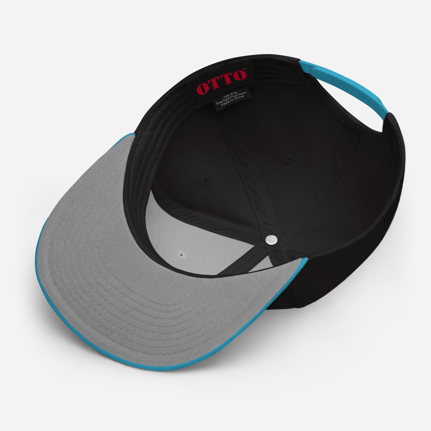 Snapback Hat Red Outline