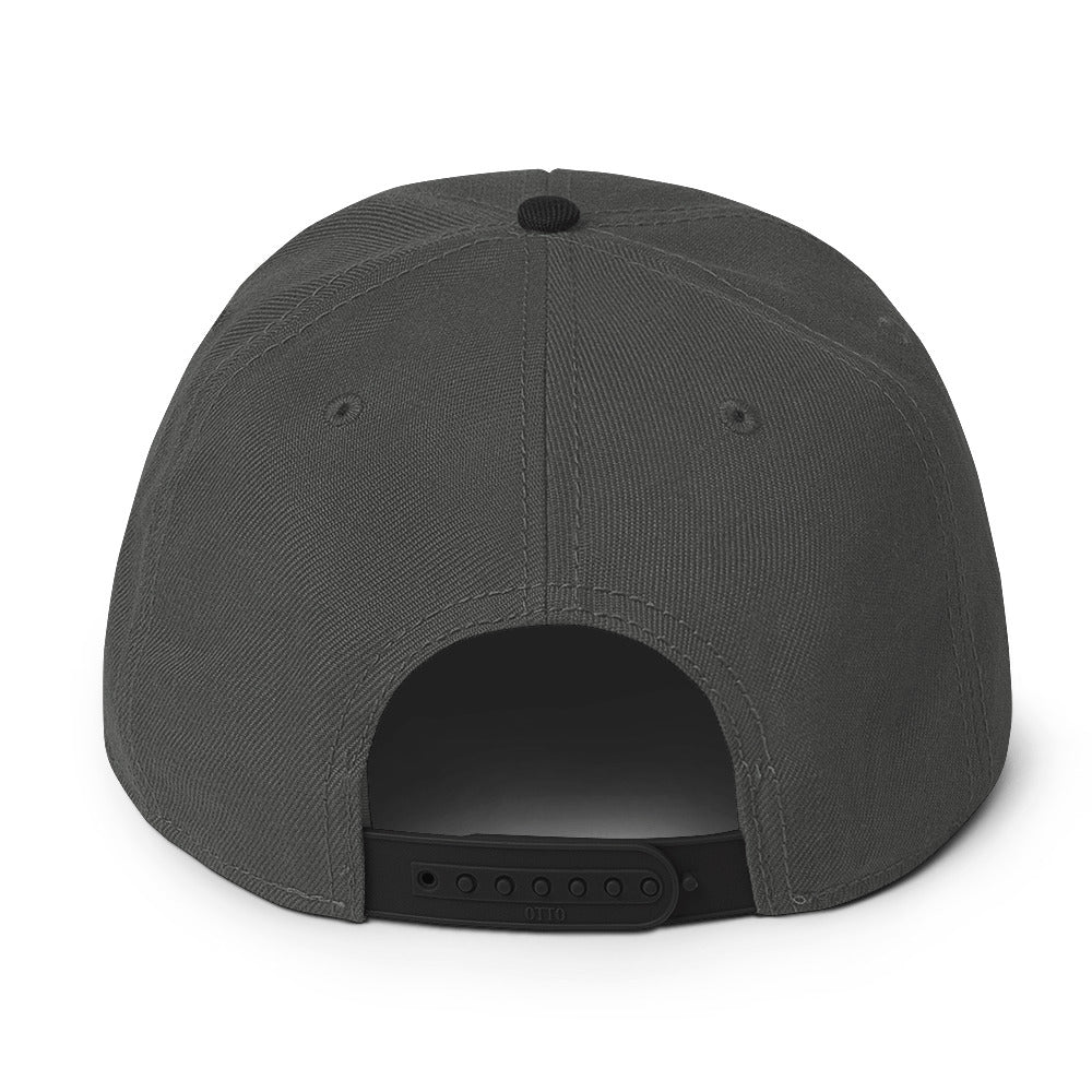 Snapback Hat Red Outline