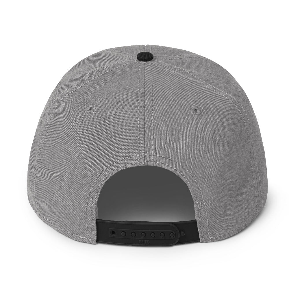 Snapback Hat Red Outline