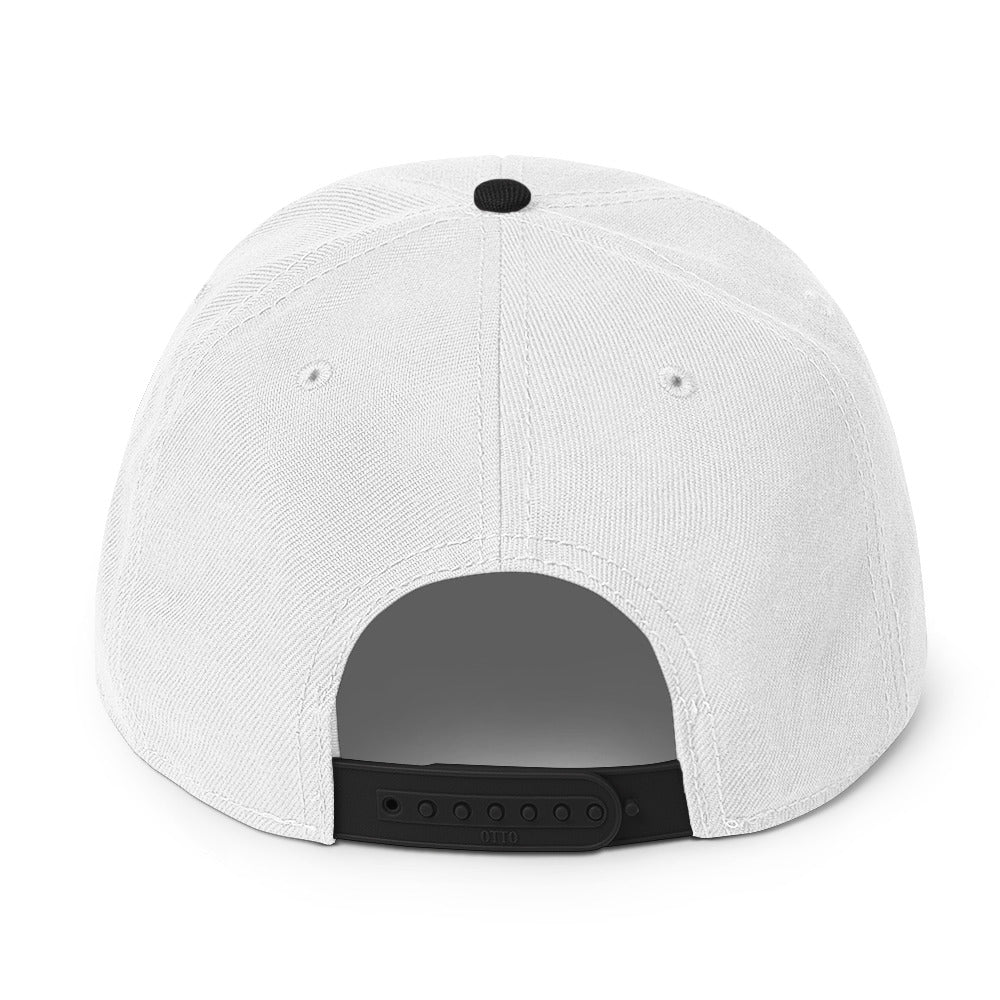 Snapback Hat Red Outline