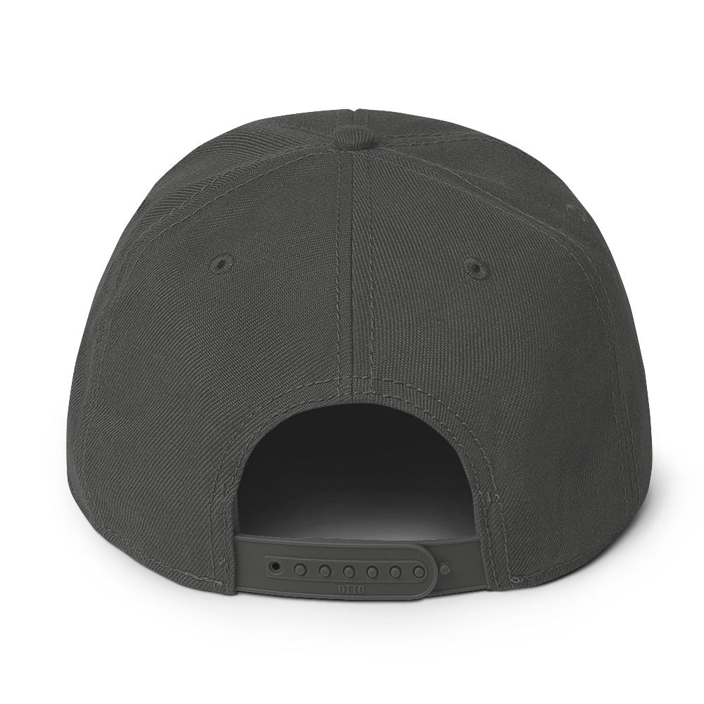 Snapback Hat Red Outline
