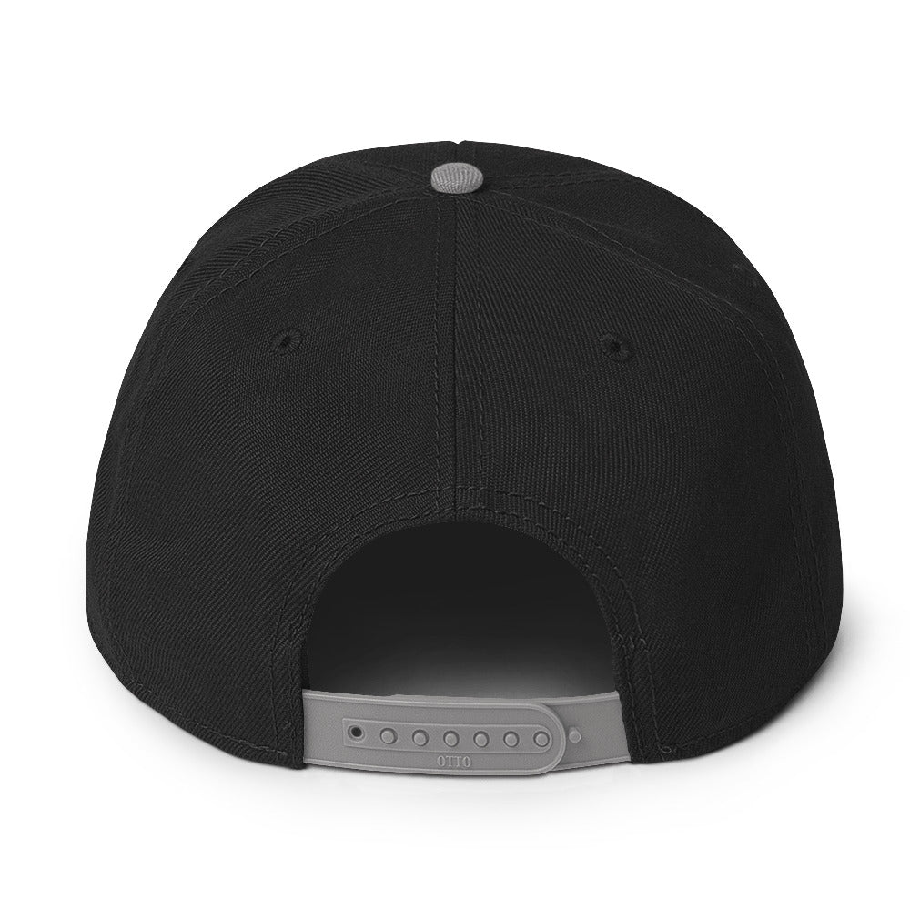 Snapback Hat Red Outline